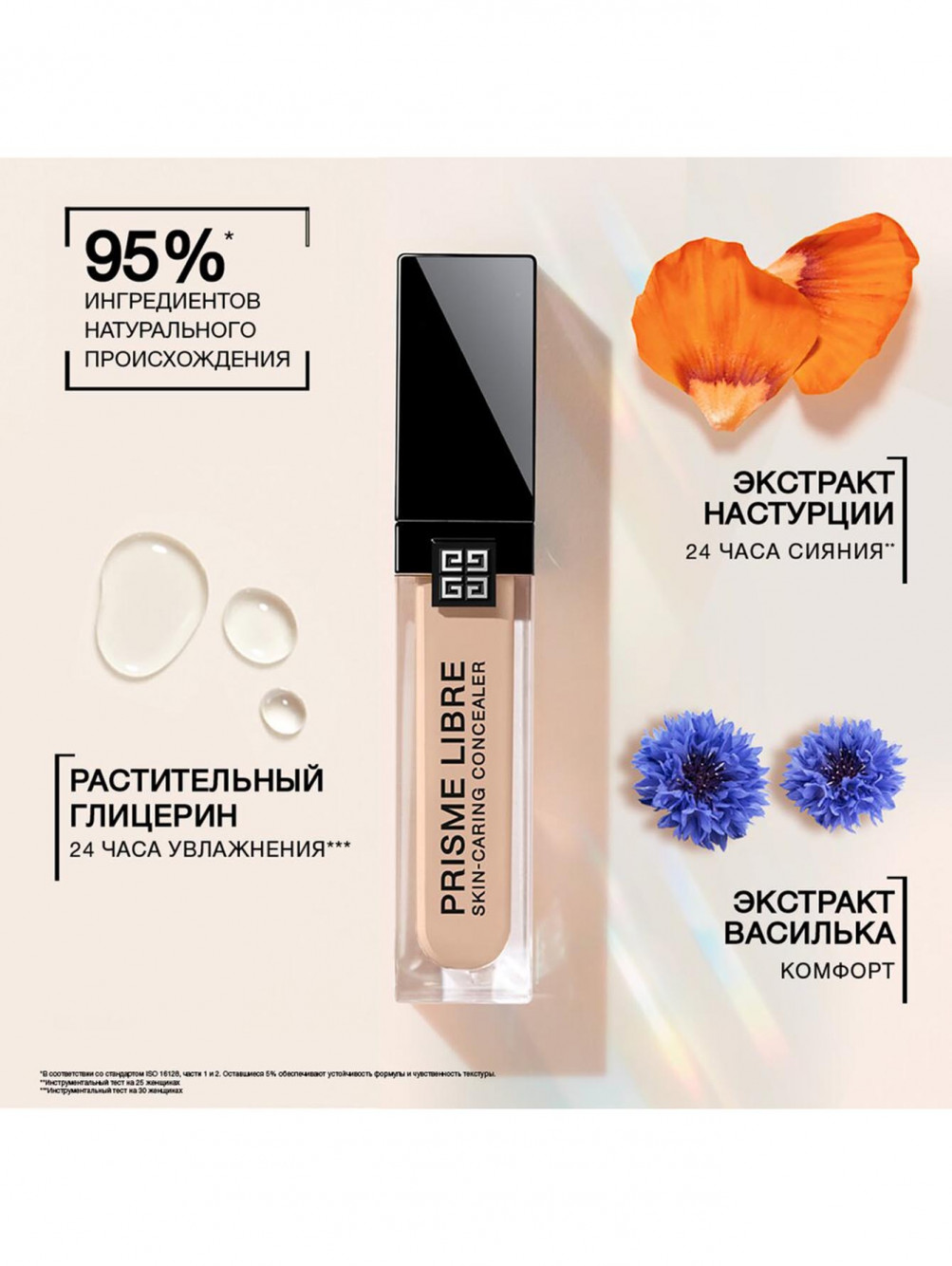 Ухаживающий консилер Prisme Libre Skin-Сaring Concealer, C180, 11 мл - Обтравка2