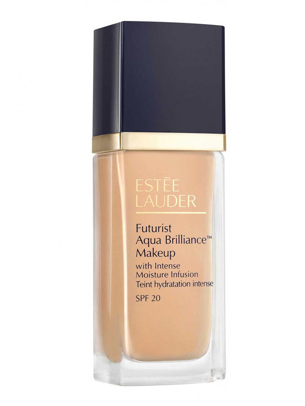 Тональный крем с эффектом сияния Futurist Aqua Brillance SPF20, 1W0 Warm Porcelain, 30 мл - Общий вид