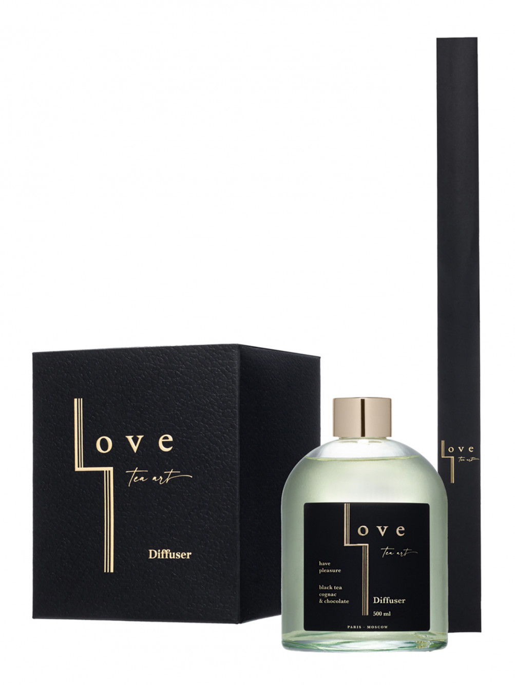 Диффузор Black tea & Cognac, Chocolate, 500 мл - Деталь1