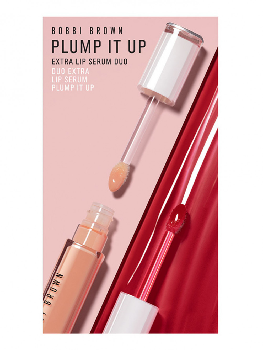 Набор сывороток для губ Extra Plump & Lip Shine Duo, оттенок Bare Honey & Bare Raspberry, 2*6 мл - Обтравка2