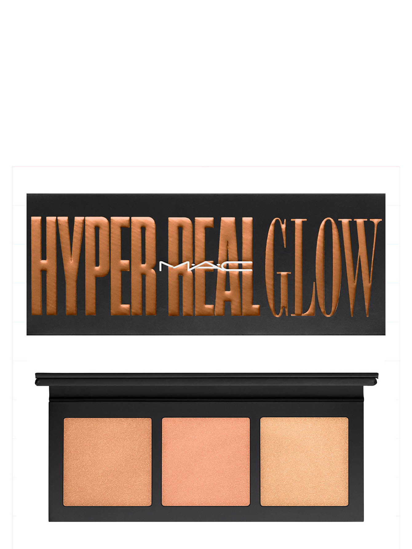 Палетка хайлайтеров Hyper Real Glow Palette, оттенок Shimmy Peach, 13.5 г - Обтравка1