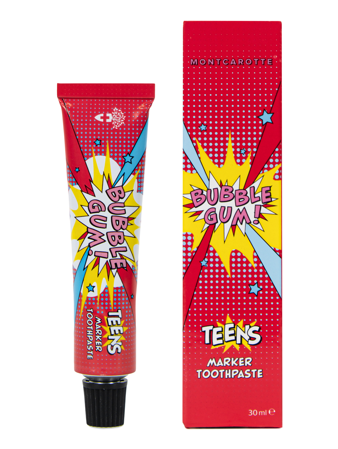 Зубная паста-маркер 7+ со вкусом Bubble Gum, 30 мл - Обтравка1