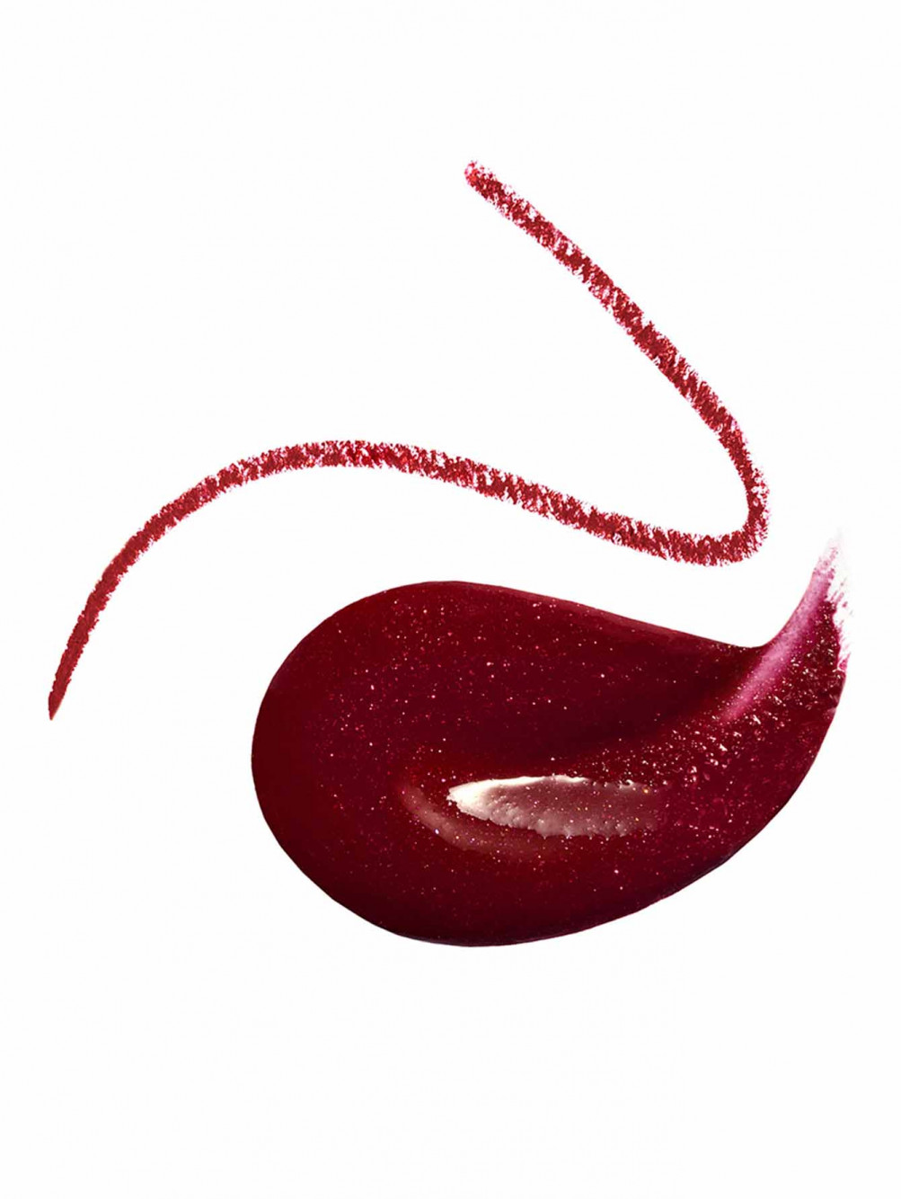 Дуэт средств для губ Kiss My Gloss! 4D: блеск в стике и карандаш, оттенок 05 Pout - Обтравка1