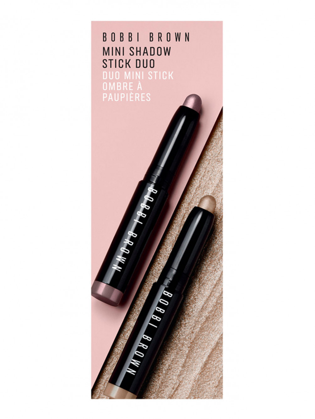 Набор теней для век в карандаше Mini Shadow Stick Duo, оттенок Mica & Dusty Mauve - Обтравка2