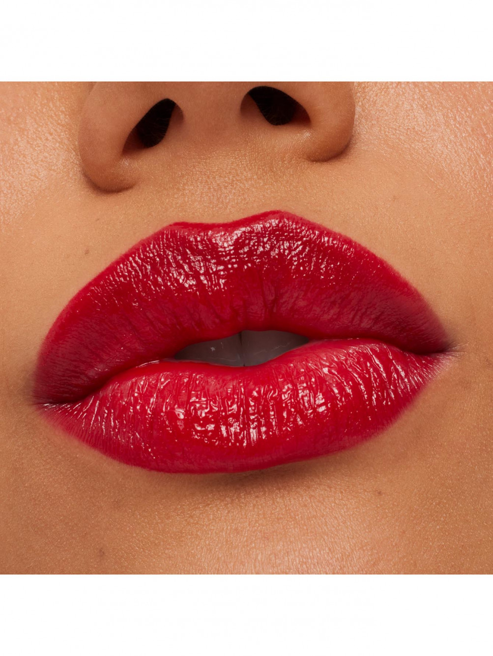 Губная помада MACXimal Sleek Satin Lipstick, оттенок Brave Red - Обтравка2