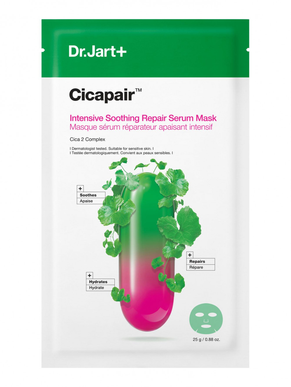 Успокаивающая маска-сыворотка Cicapair Intensive Soothing Repair Serum Mask, 25 г - Общий вид