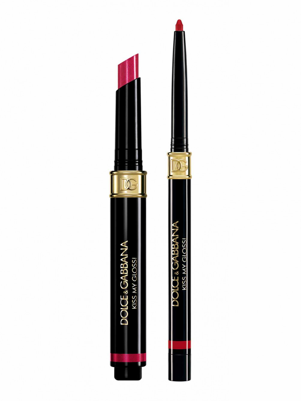 Дуэт средств для губ Kiss My Gloss! 4D: блеск в стике и карандаш, оттенок 05 Pout - Общий вид