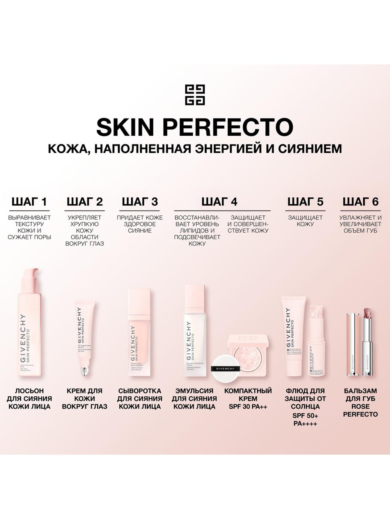 Солнцезащитный флюид для сияния кожи SPF 50+/PA ++++  Skin Perfecto, 30 мл - Обтравка5