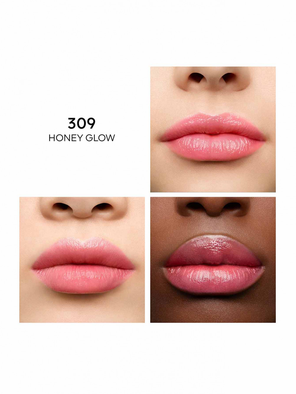 Бальзам для губ Kisskiss Bee Glow, 309 Медовый, 3,2 г - Обтравка2