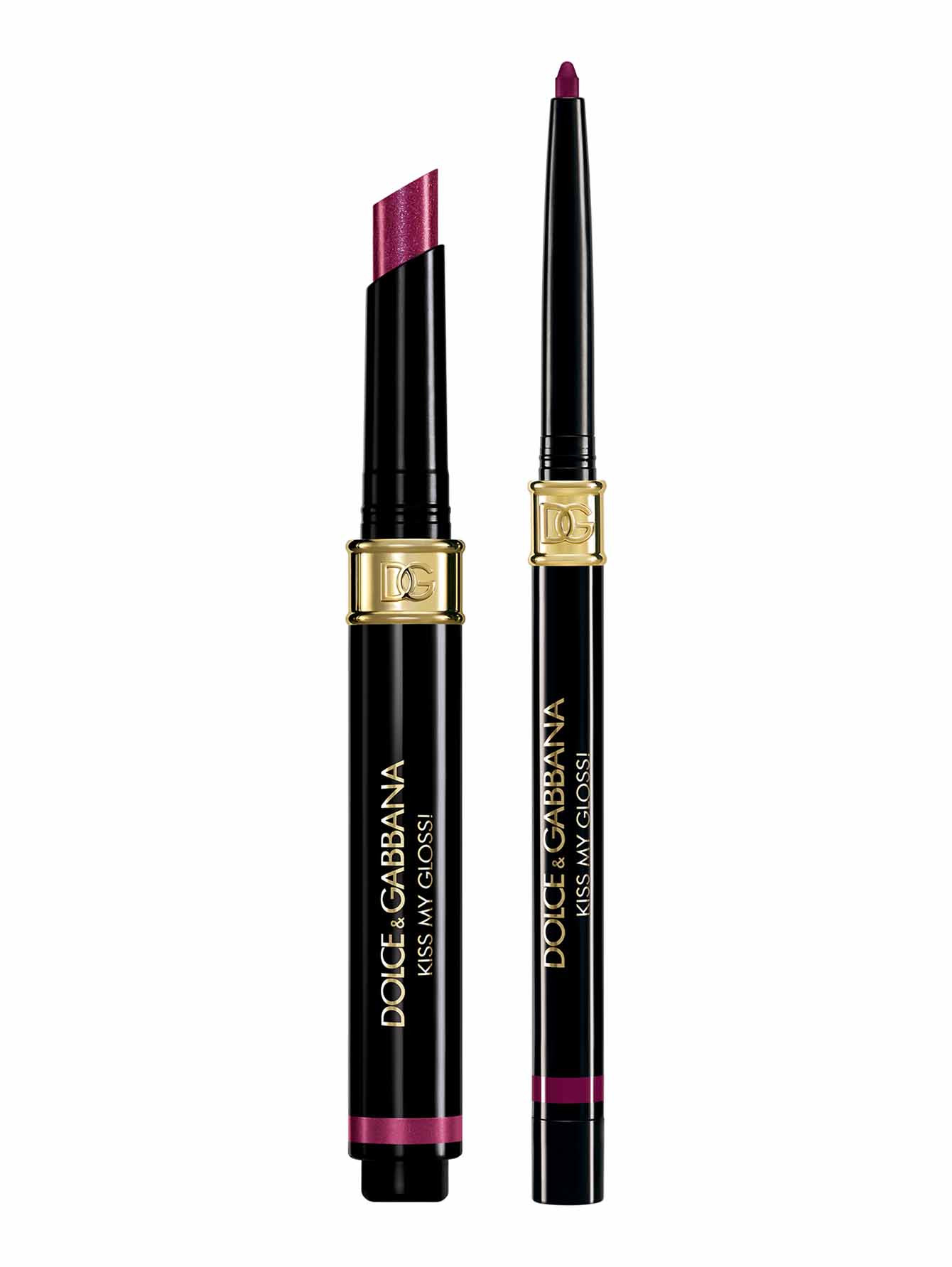 Дуэт средств для губ Kiss My Gloss! 4D: блеск в стике и карандаш, оттенок 06 Bite - Общий вид