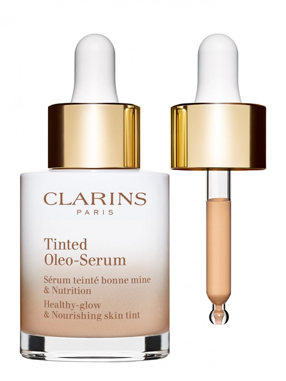 Тональная сыворотка на основе масел Tinted Oleo-Serum, оттенок 02, 30 мл - Обтравка2