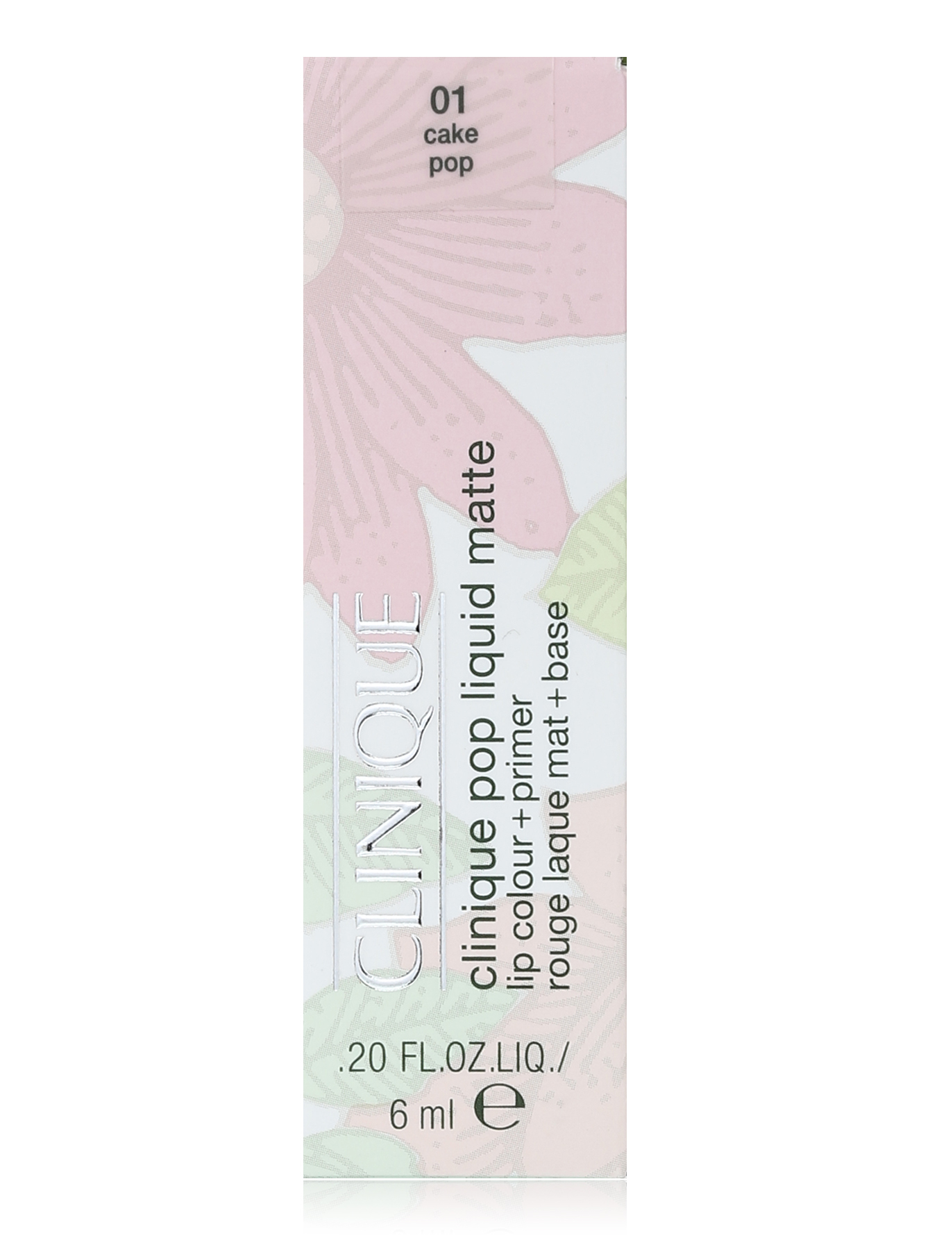 Матовый лак для губ - №01 cake pop, Pop Liquid Matte, 6ml - Модель Общий вид