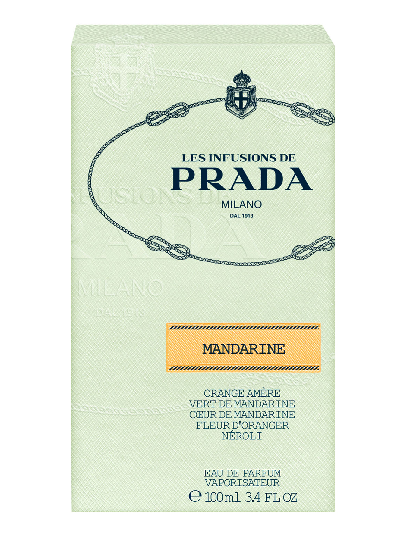Парфюмерная вода 100 мл Mandarine Les Infusions De Prada - Деталь