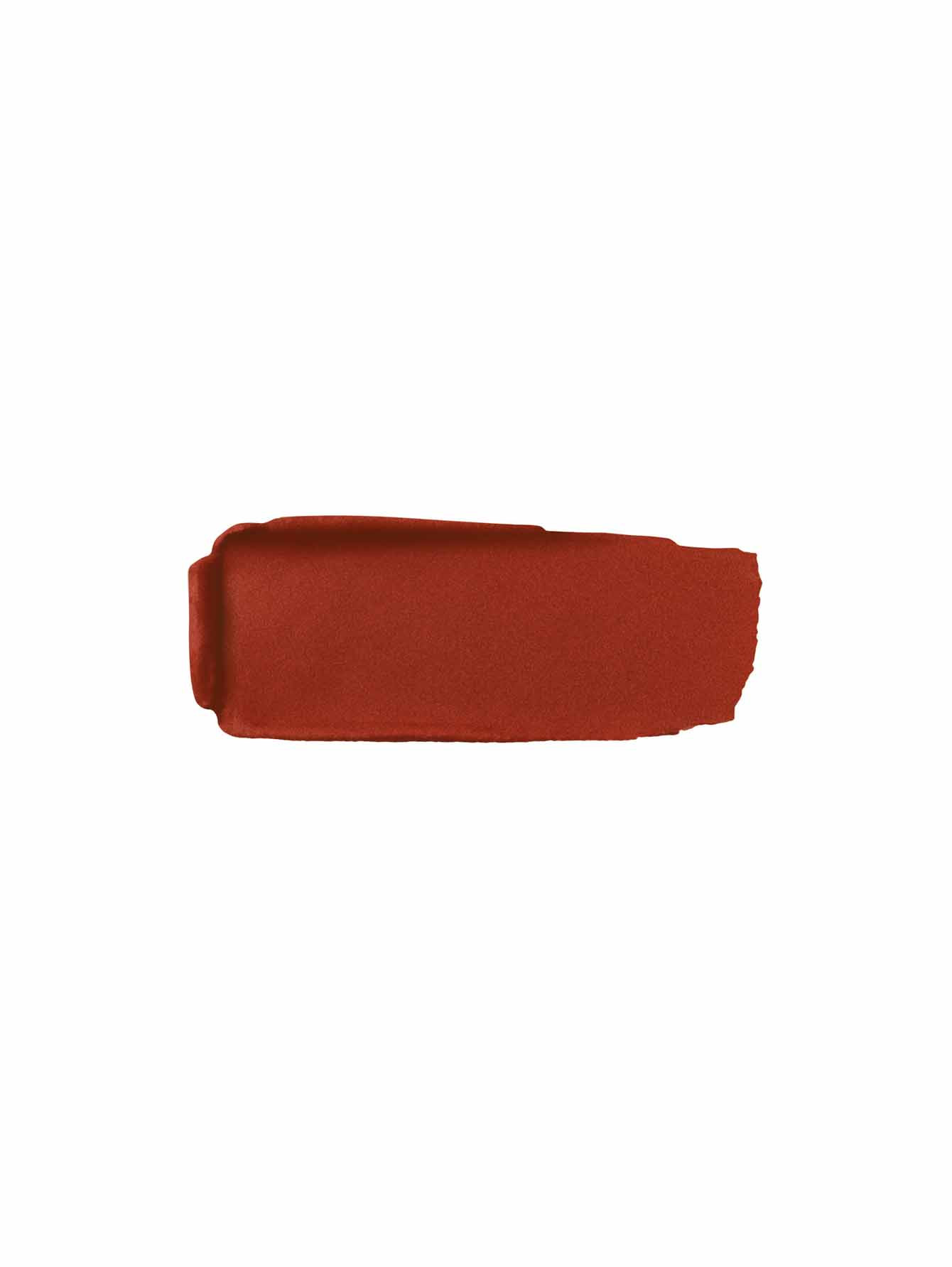 Матовая губная помада №555 Кирпичный красный Rouge G - Обтравка1