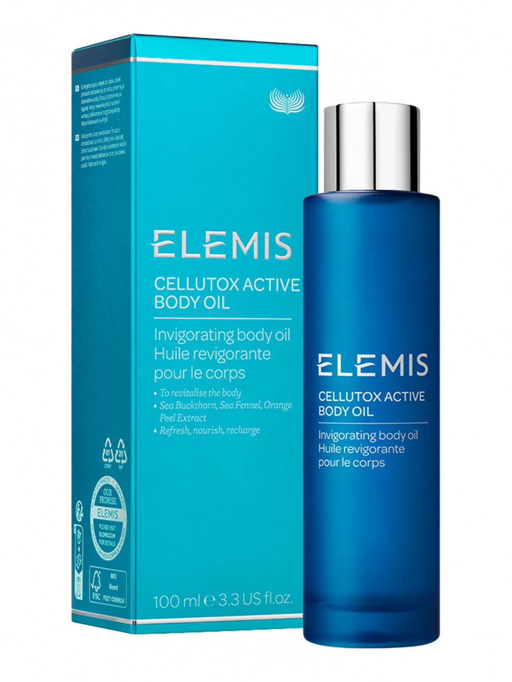 Антицеллюлитное детокс-масло для тела Active Body Concentrate, 100 мл - Обтравка2
