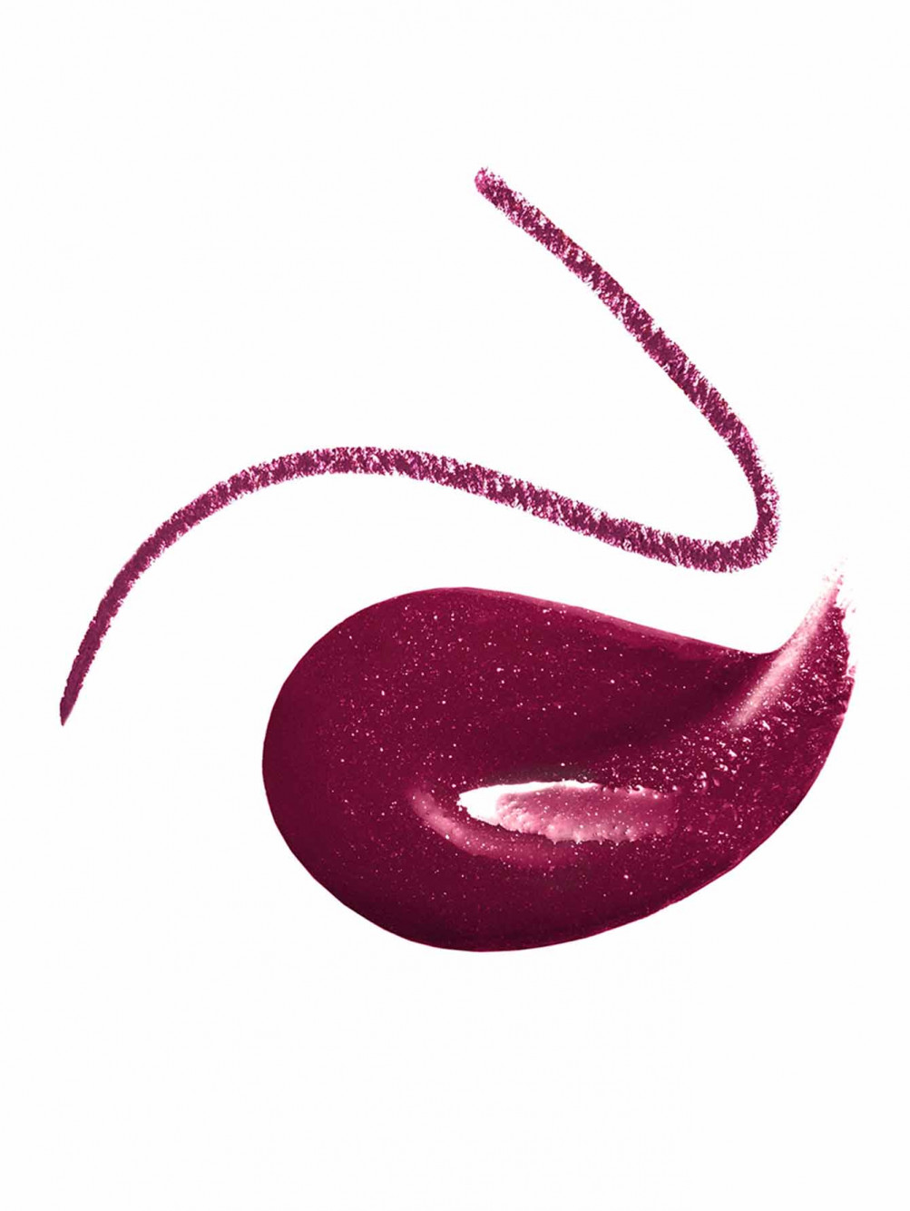Дуэт средств для губ Kiss My Gloss! 4D: блеск в стике и карандаш, оттенок 06 Bite - Обтравка1
