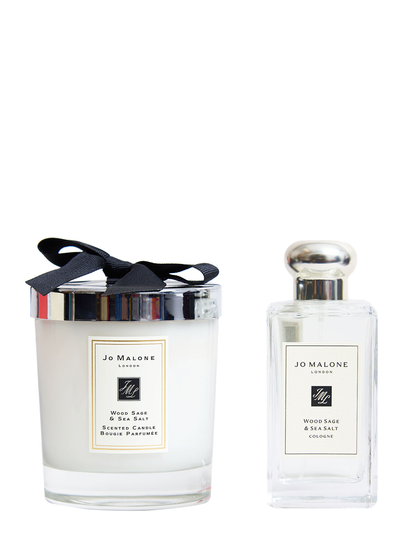 Подарочный набор Wood Sage & Sea Salt: одеколон и свеча - Общий вид
