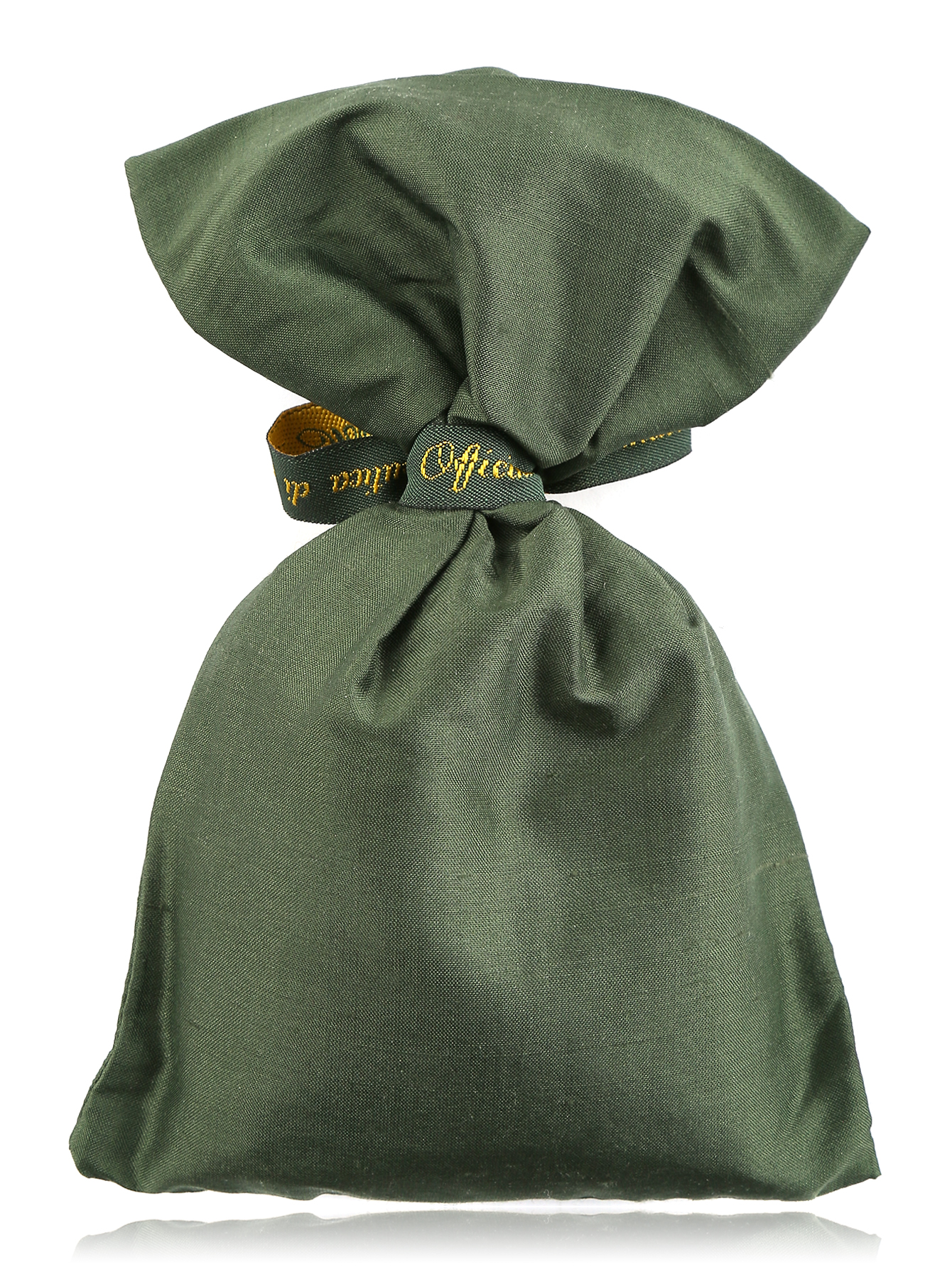 Зеленый шелковый мешочек с вышивкой 40 г Home Collection - Обтравка1