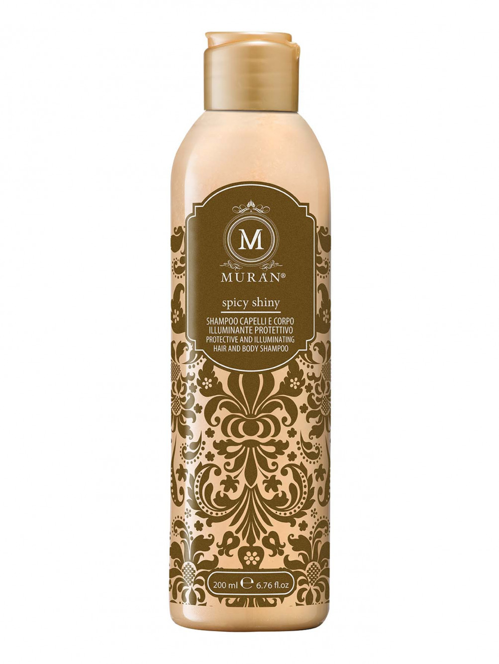Шампунь для волос и тела Spicy Shiny Protective and Illuminating Hair Shampoo, 200 мл - Общий вид
