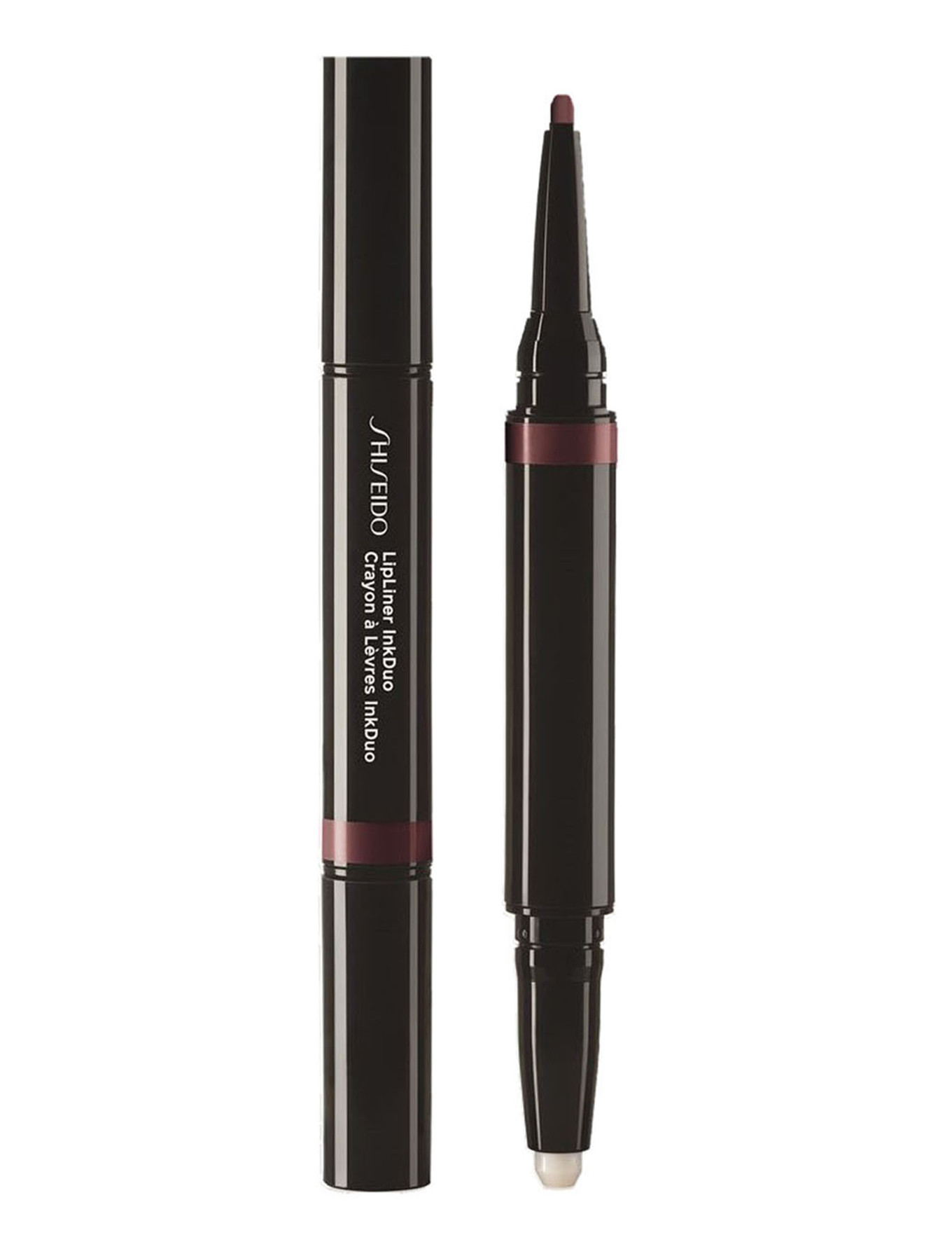 SHISEIDO Автоматический карандаш-праймер для губ InkDuo, 11 Plum, 0,2 г + 0,9 г - Общий вид
