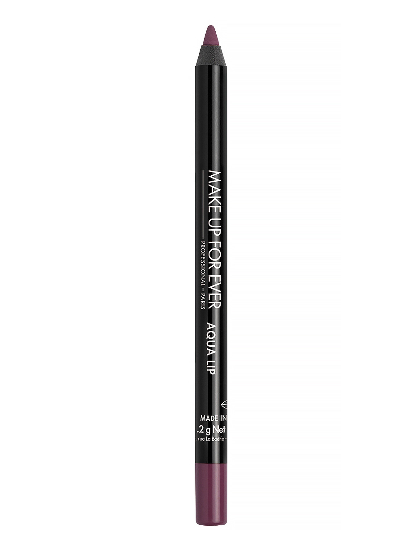 Водостойкий карандаш для губ 12C темно-фиолетовый Aqua - Общий вид