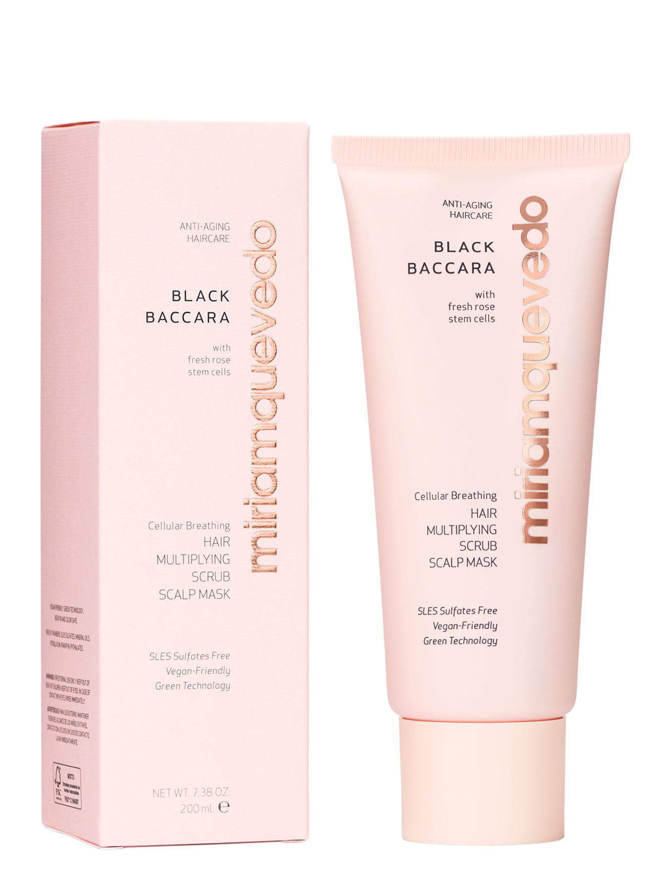 Отшелушивающая маска для волос Black Baccara Cellular Breathing Hair Multiplying Scrub Mask, 200 мл - Обтравка1