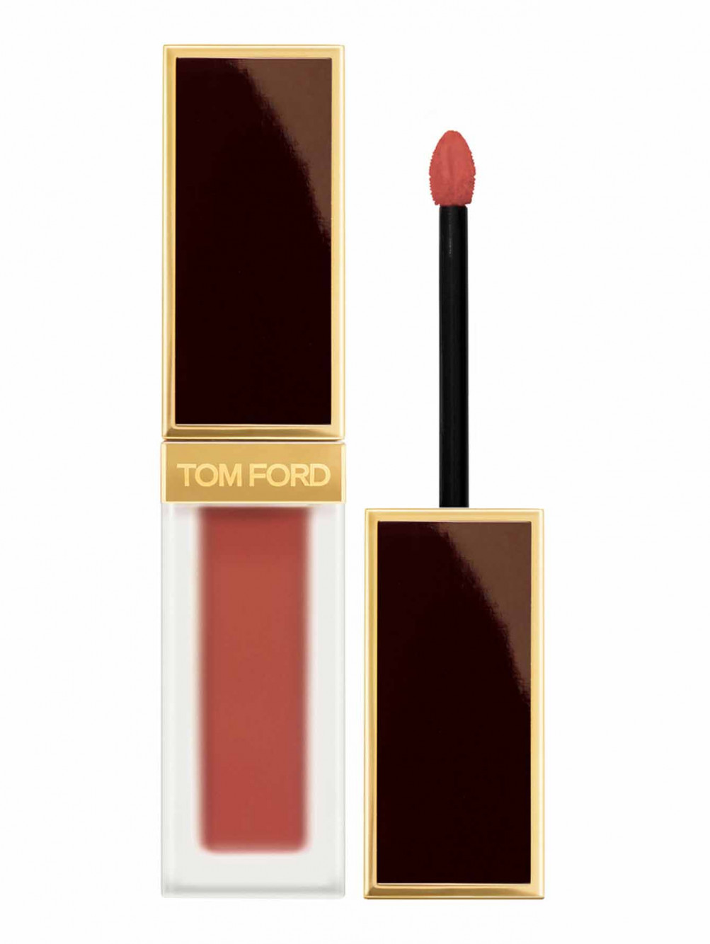 Жидкая помада для губ Liquid Lip Luxe Matte, оттенок Burnt Peach, 6 мл - Общий вид