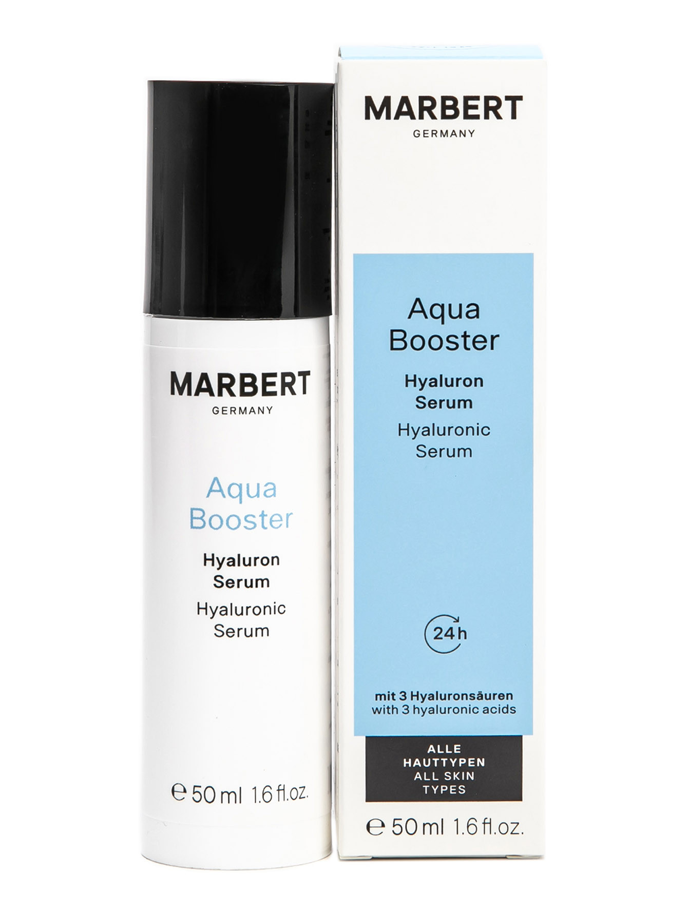 Гиалуроновая сыворотка для всех типов кожи Aqua Booster Hyaluronic Serum, 50 мл - Обтравка2