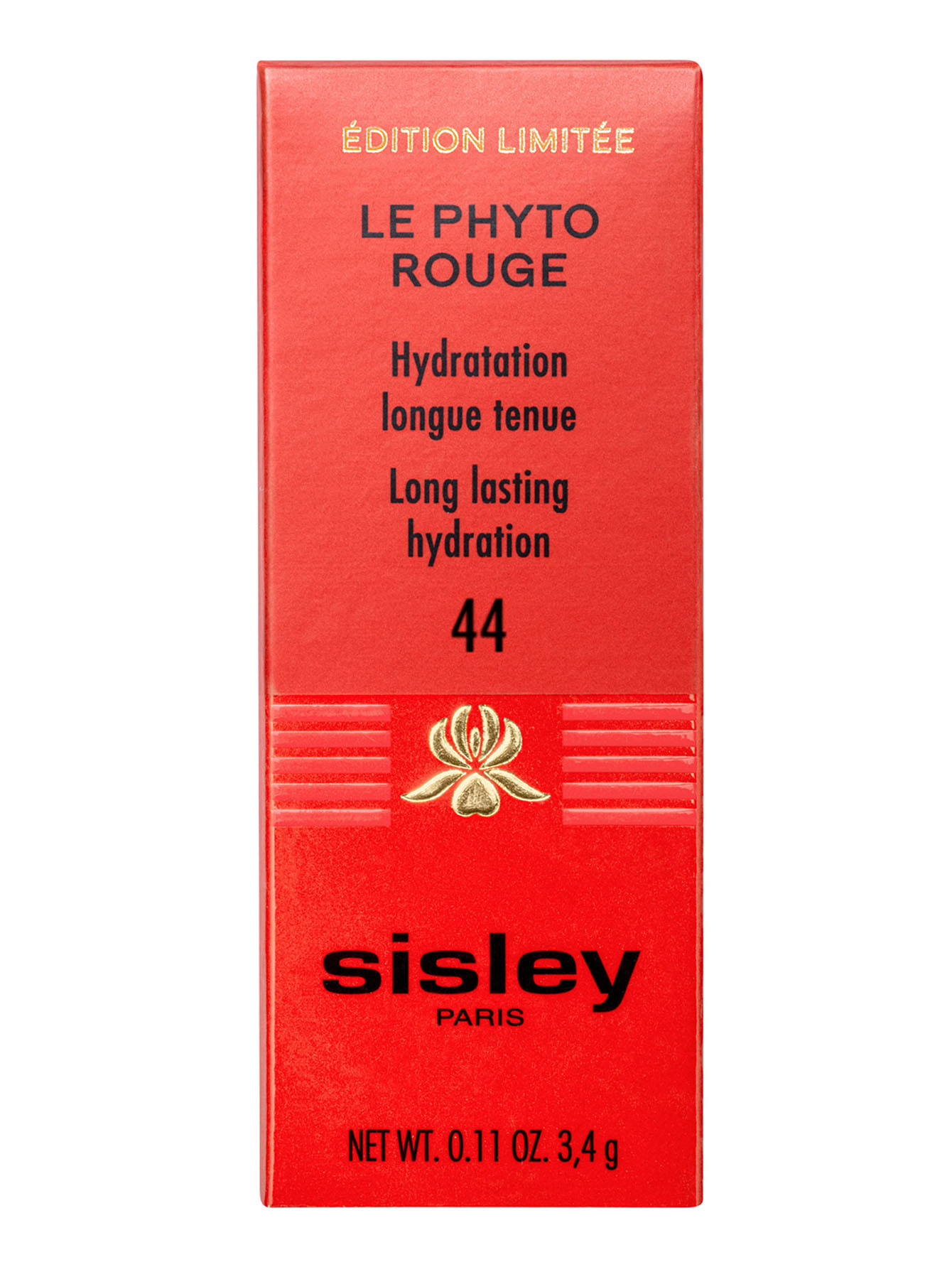 Фитопомада для губ Le Phyto Rouge, тон № 44 Rouge Holly, 3,4 г - Обтравка1