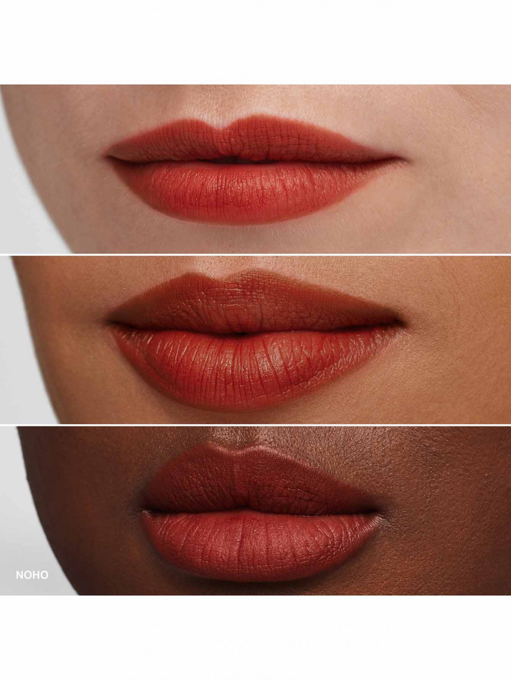 Жидкая матовая помада для губ Luxe Matte Liquid Lipstick, оттенок Noho, 6 мл - Обтравка2