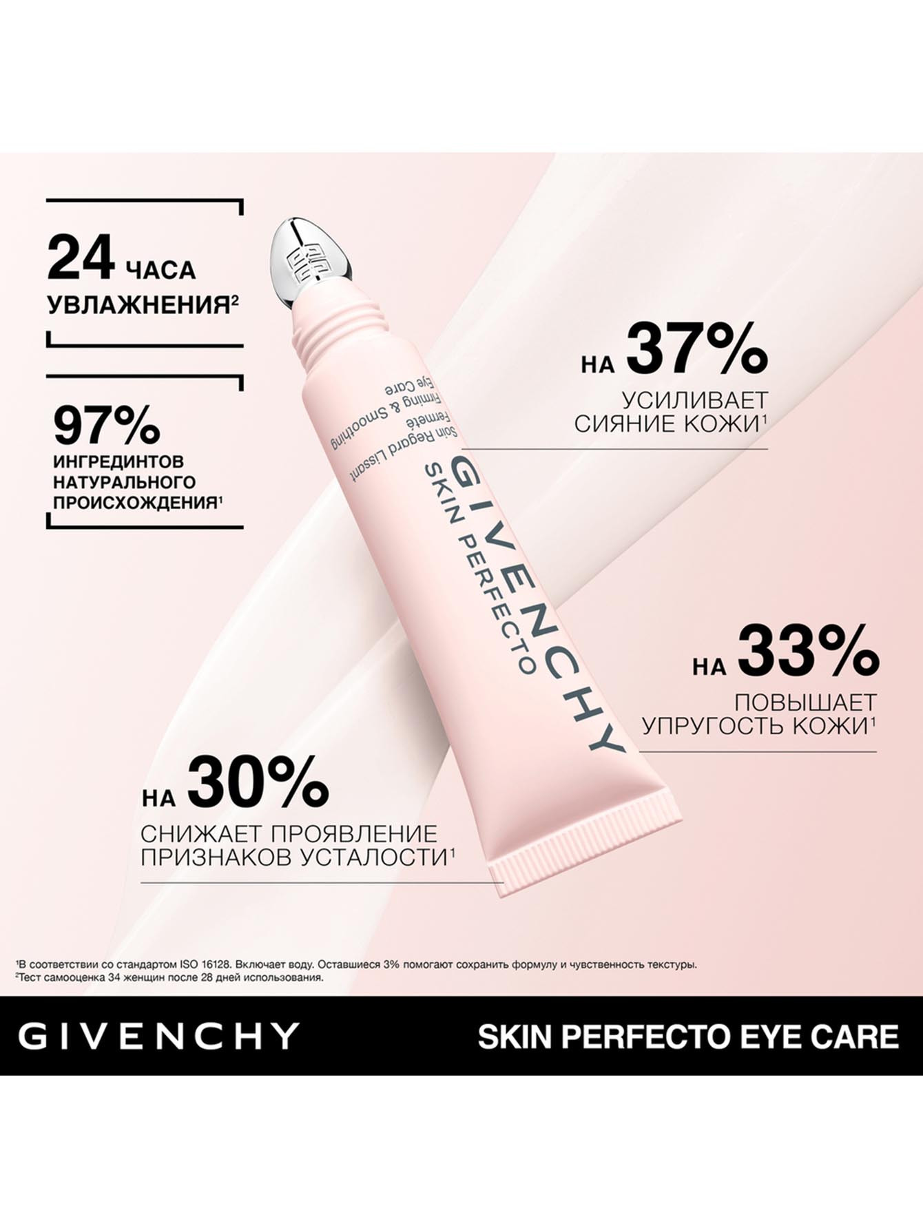 Крем для сияния кожи вокруг глаз с витаминным комплексом Skin Perfecto Eye Care, 15 мл - Обтравка4