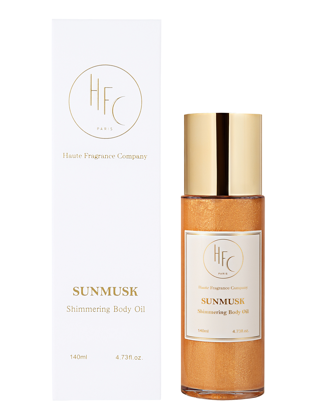 Масло для тела с эффектом сияния Sunmusk Shimmering Body Oil, 140 мл - Обтравка1