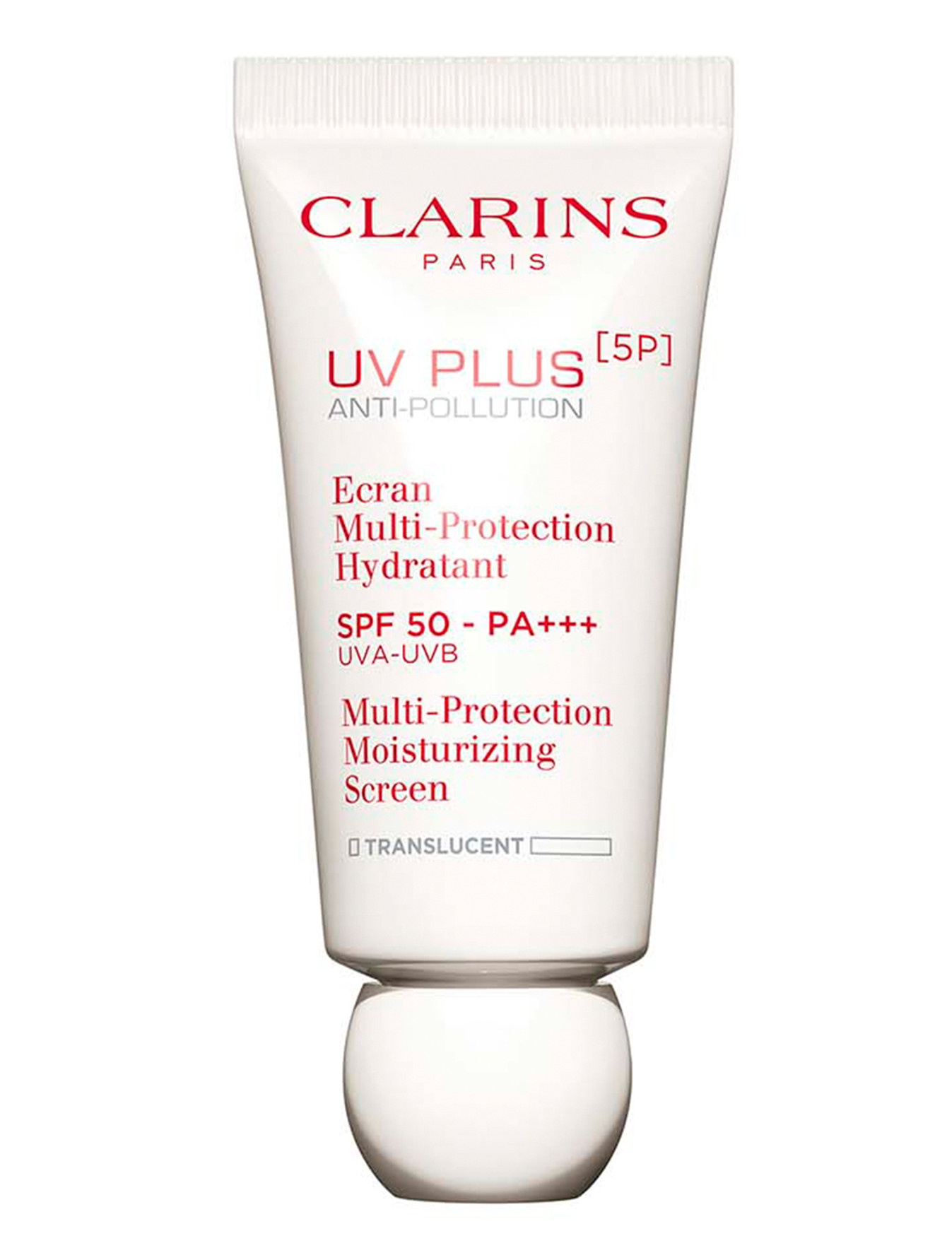UV PLUS [5P] Anti-Pollution SPF 50 Translucent Увлажняющий защитный флюид-экран для лица 30 мл - Общий вид