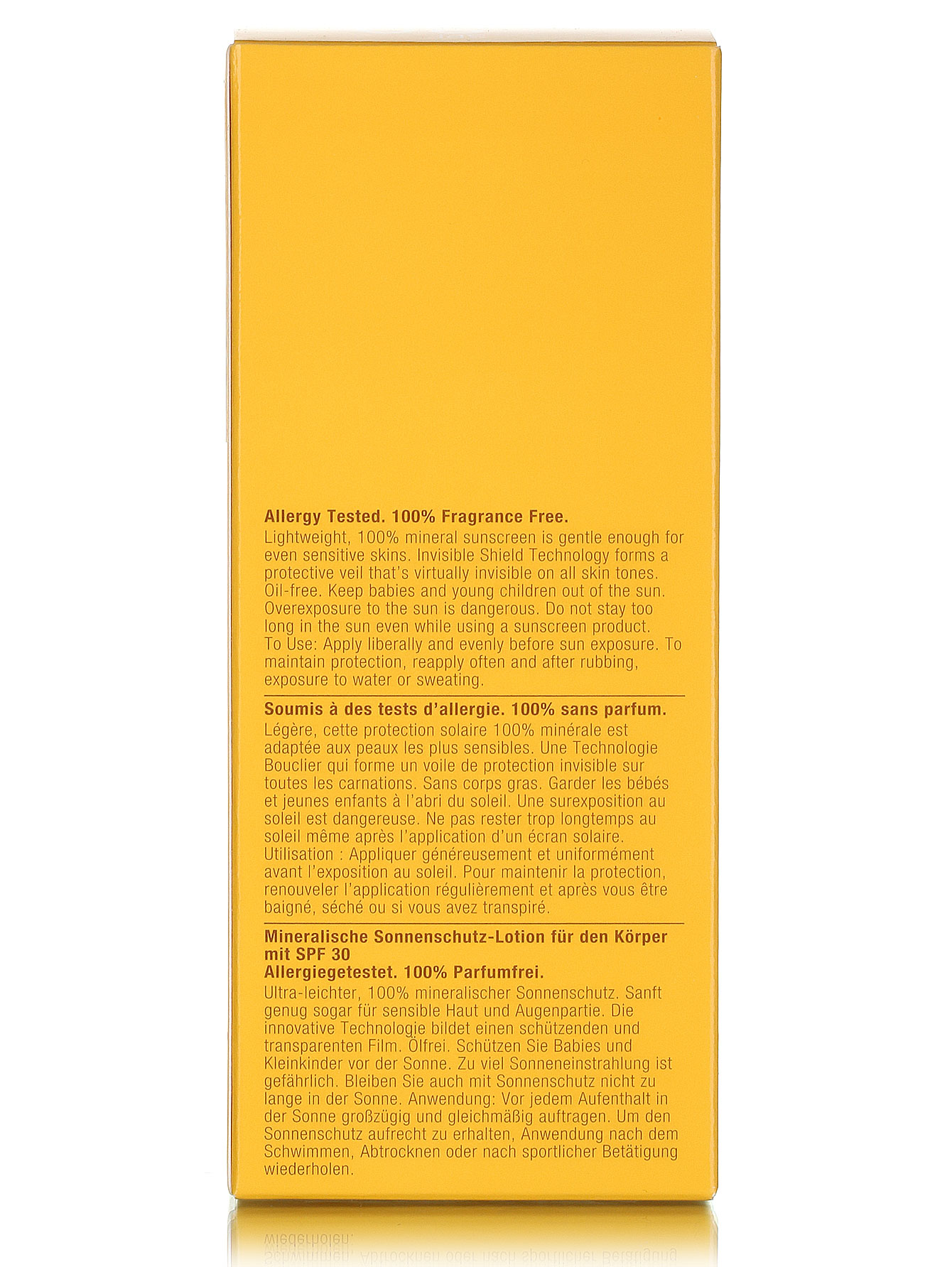  Солнцезащитный лосьон для тела - Mineral Sunscreen, 125ml - Модель Верх-Низ