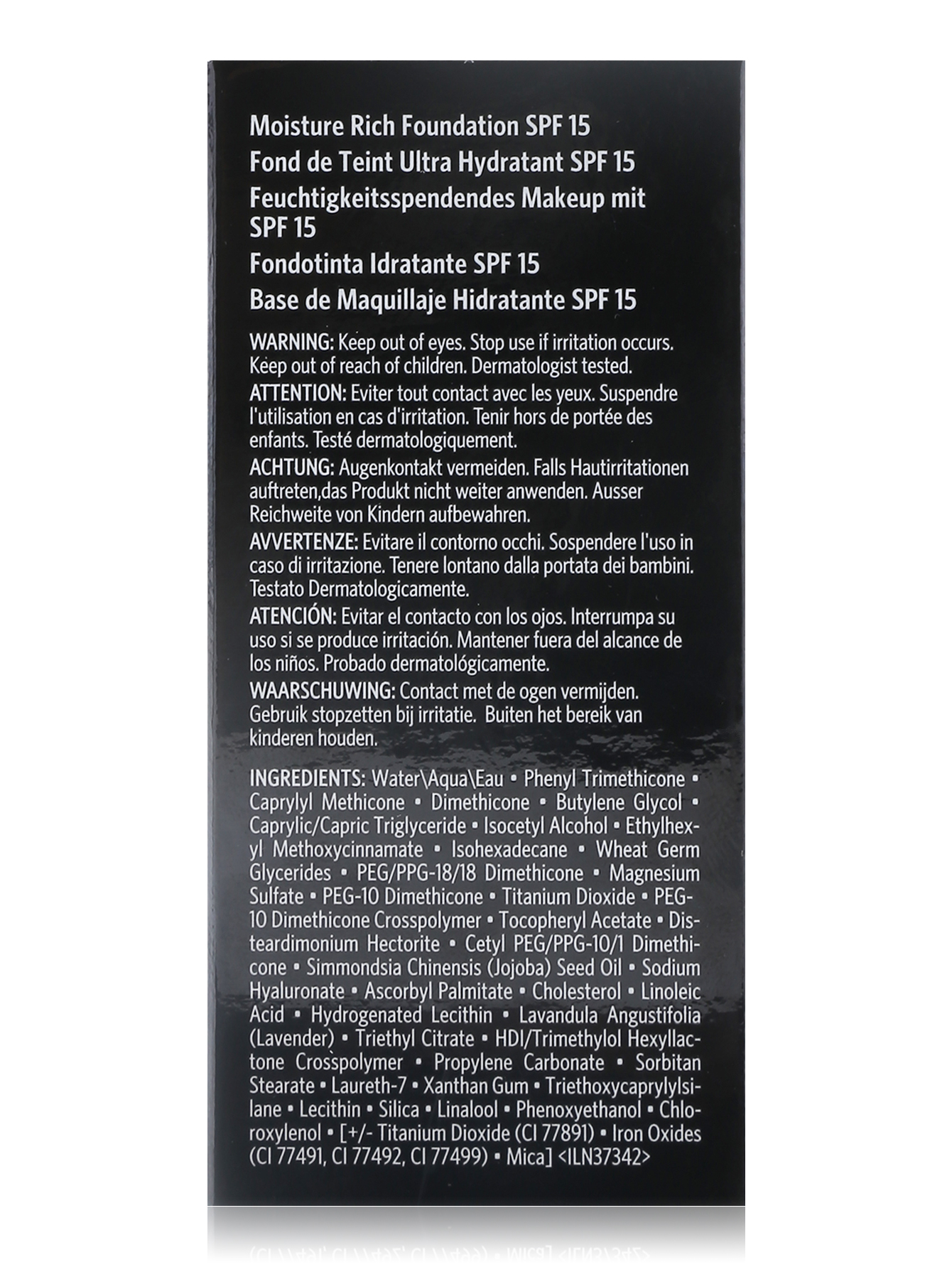 Тональный крем увлажняющий - Porcelain, Moisture Rich Foundation, 30ml - Обтравка3