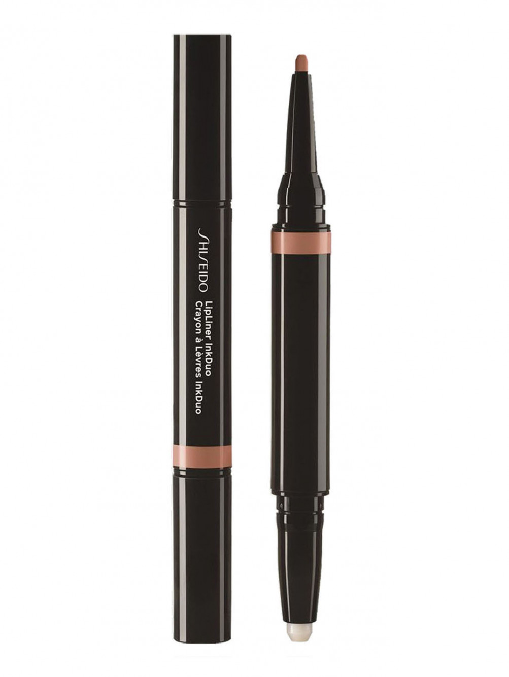 SHISEIDO Автоматический карандаш-праймер для губ InkDuo, 02 Beige, 0,2 г + 0,9 г - Общий вид