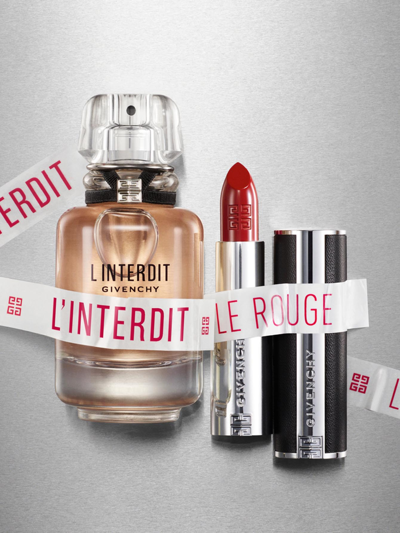 Сияющая и полуматовая губная помада Le Rouge Interdit Intense Silk, 326 - Обтравка5