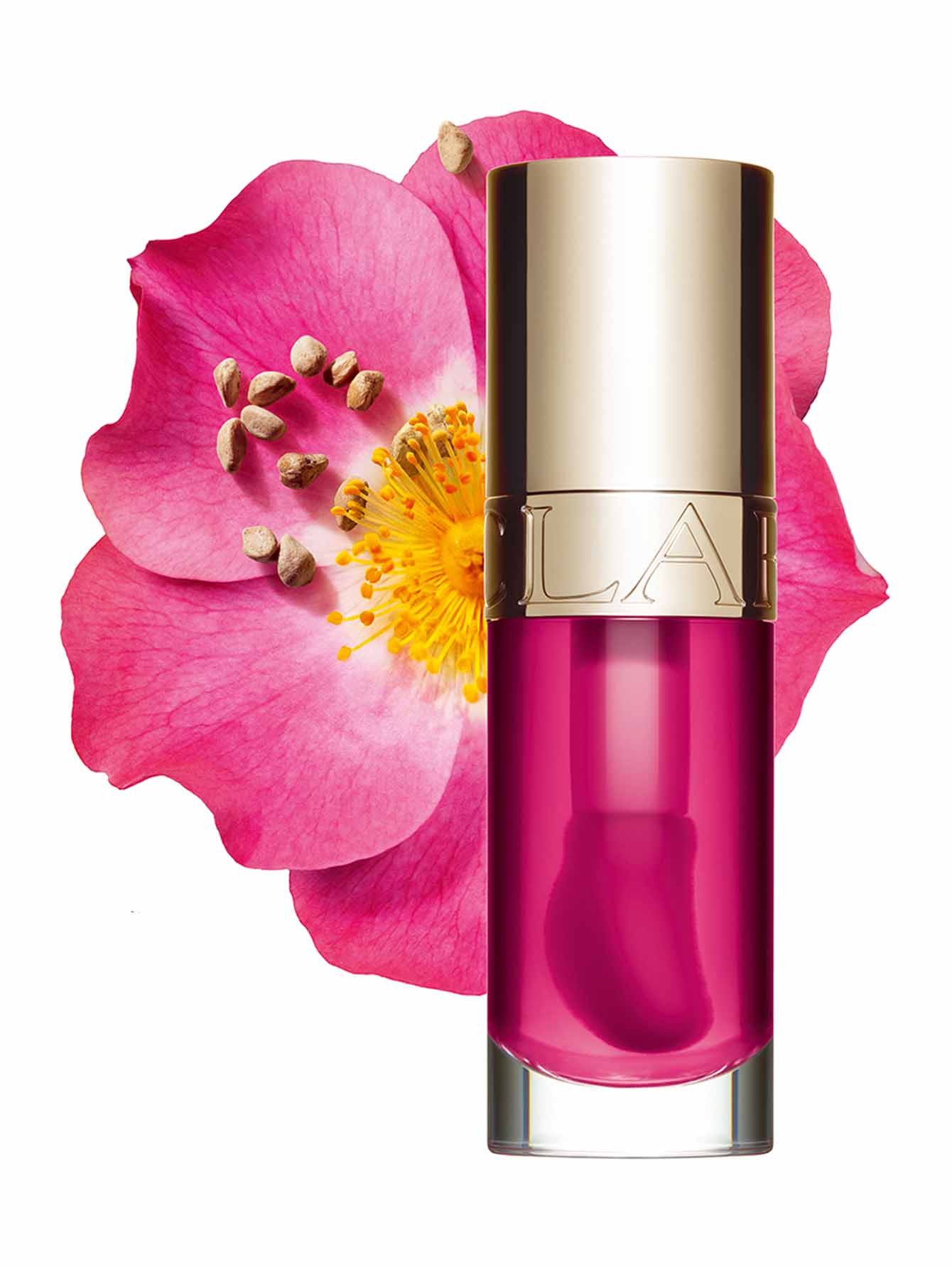 Масло-блеск для губ Lip Comfort Oil, 02 Raspberry, 7 мл - Обтравка2