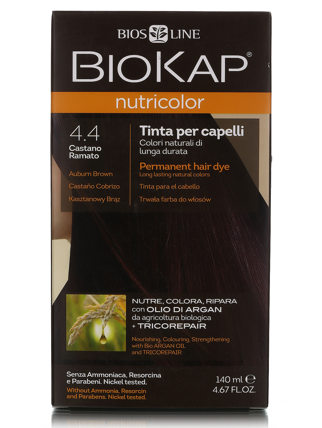 Краска для волос - NB44 Золотисто-Коричневый, Hair Care, 140ml - Модель Общий вид