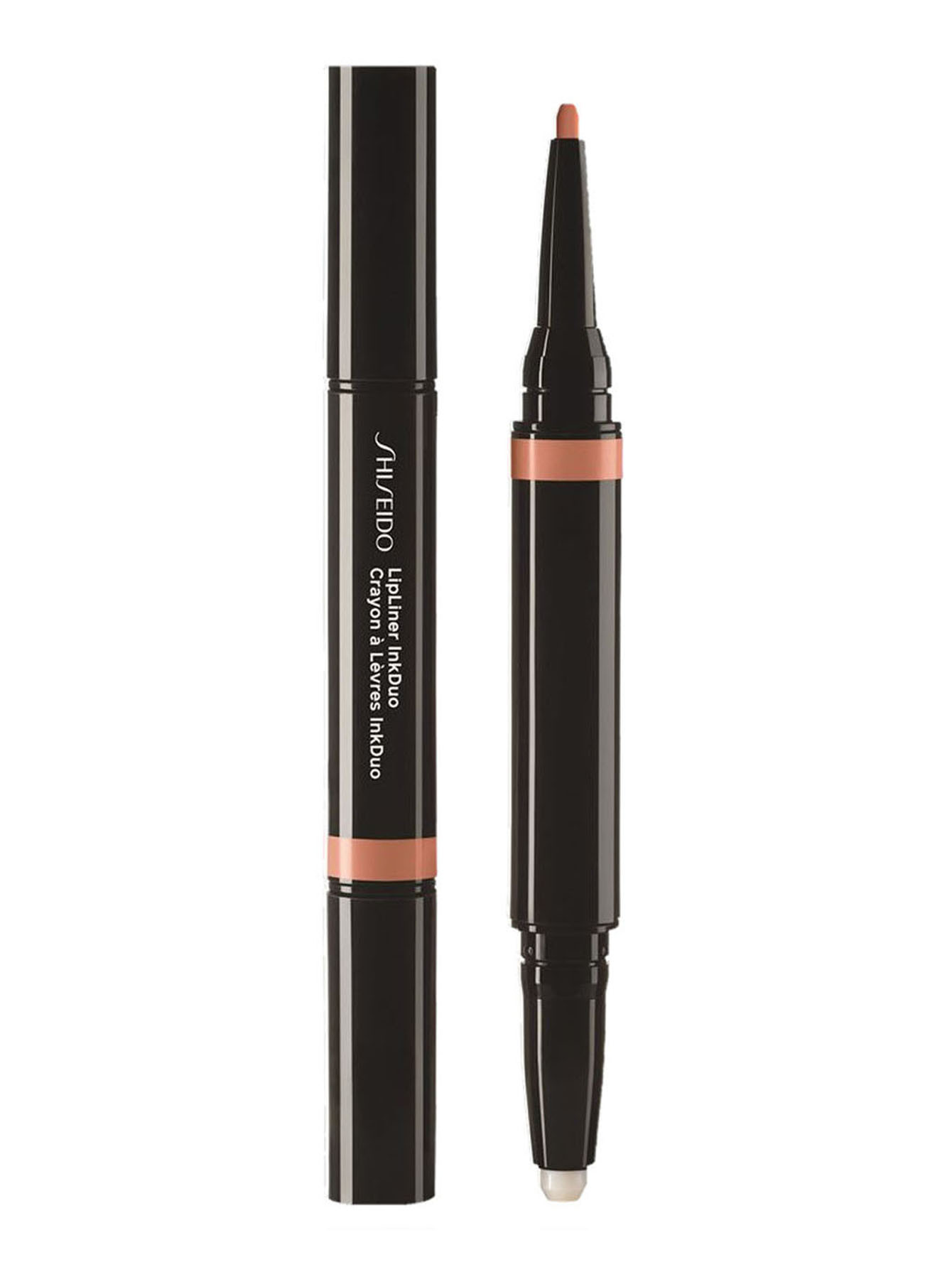 SHISEIDO Автоматический карандаш-праймер для губ InkDuo, 01 Bare, 0,2 г + 0,9 г - Общий вид