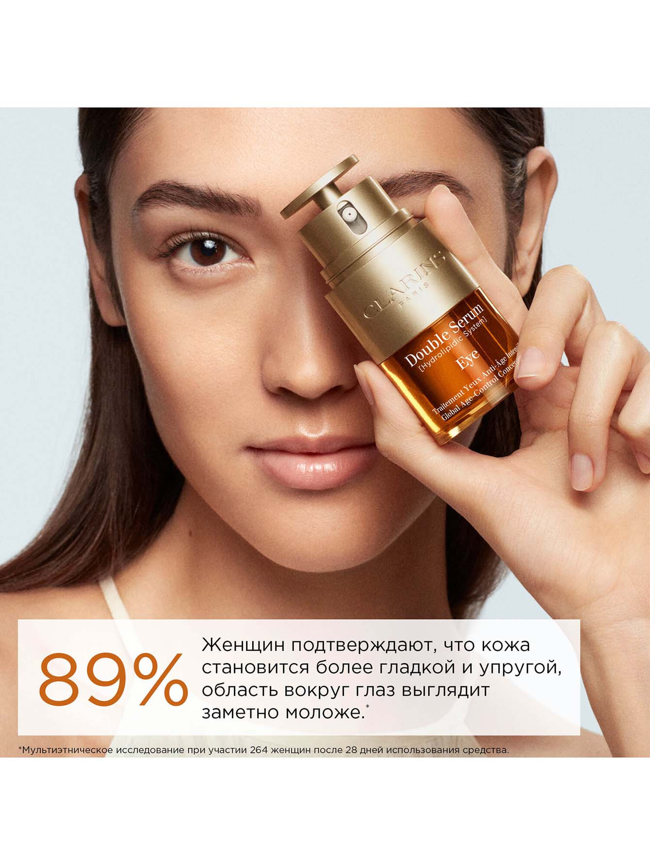 Омолаживающая сыворотка для кожи вокруг глаз Double Serum Eye, 20 мл - Обтравка3