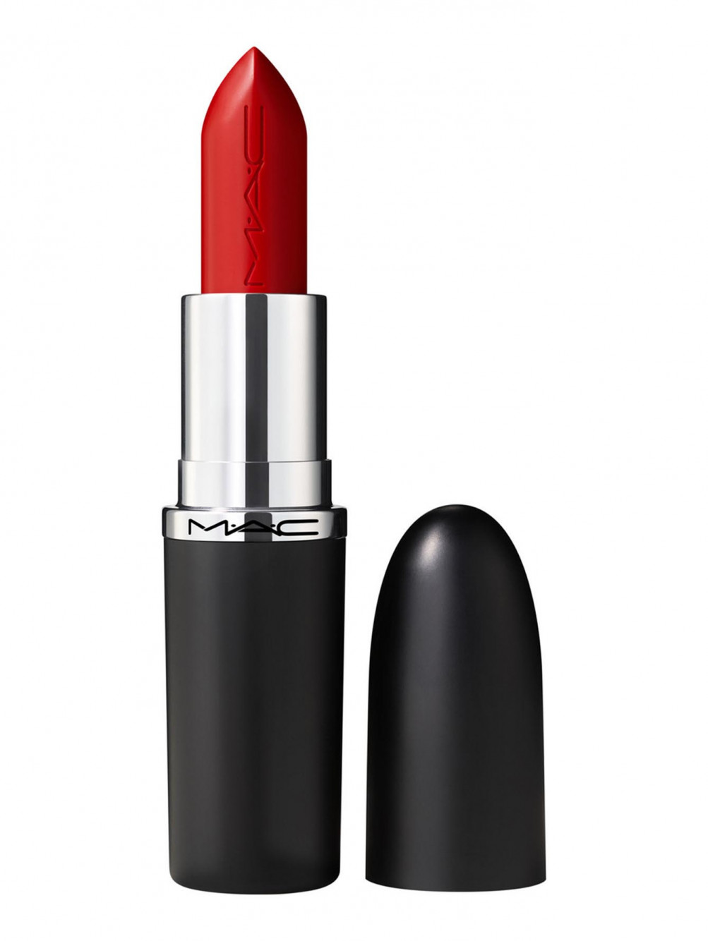 Губная помада MACXimal Sleek Satin Lipstick, оттенок Left On Red - Общий вид