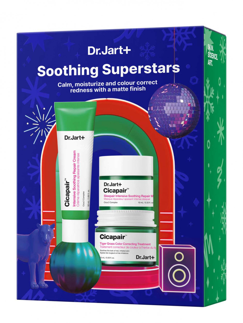 Набор успокаивающих средств для лица Soothing Superstars Set, 50+15+10 мл - Обтравка2